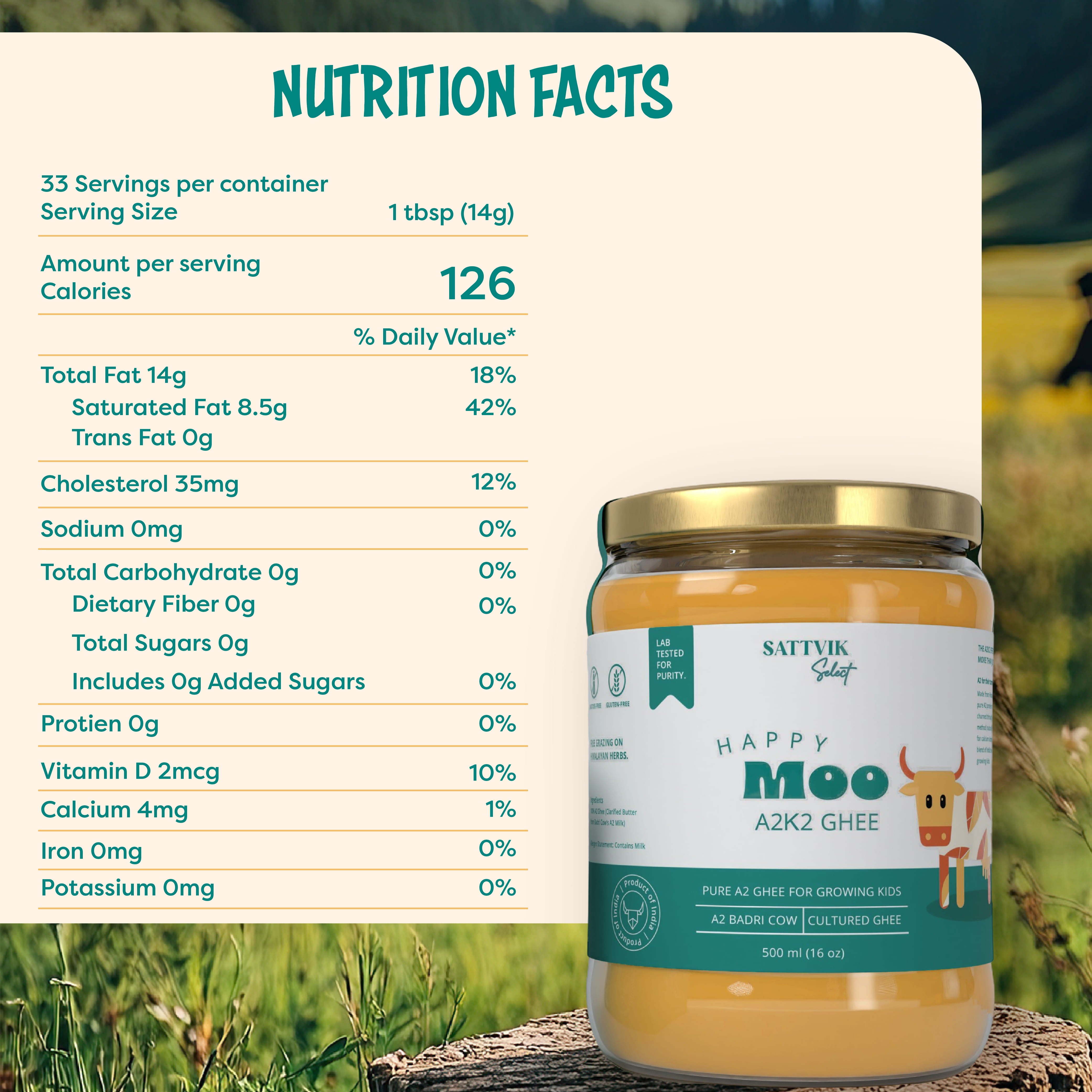 Happy Moo A2K2 Ghee