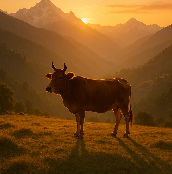 Meet the Badri Cow: A Day in the Himalayan Hills